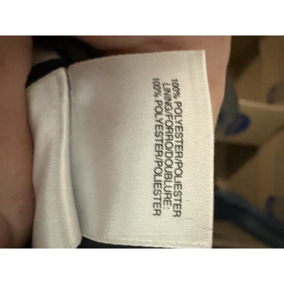 Women’s Navy Blue Striped Blazer Dress Suit Jacket Apt9 Stretch Size 6 - Picture 13 of 13